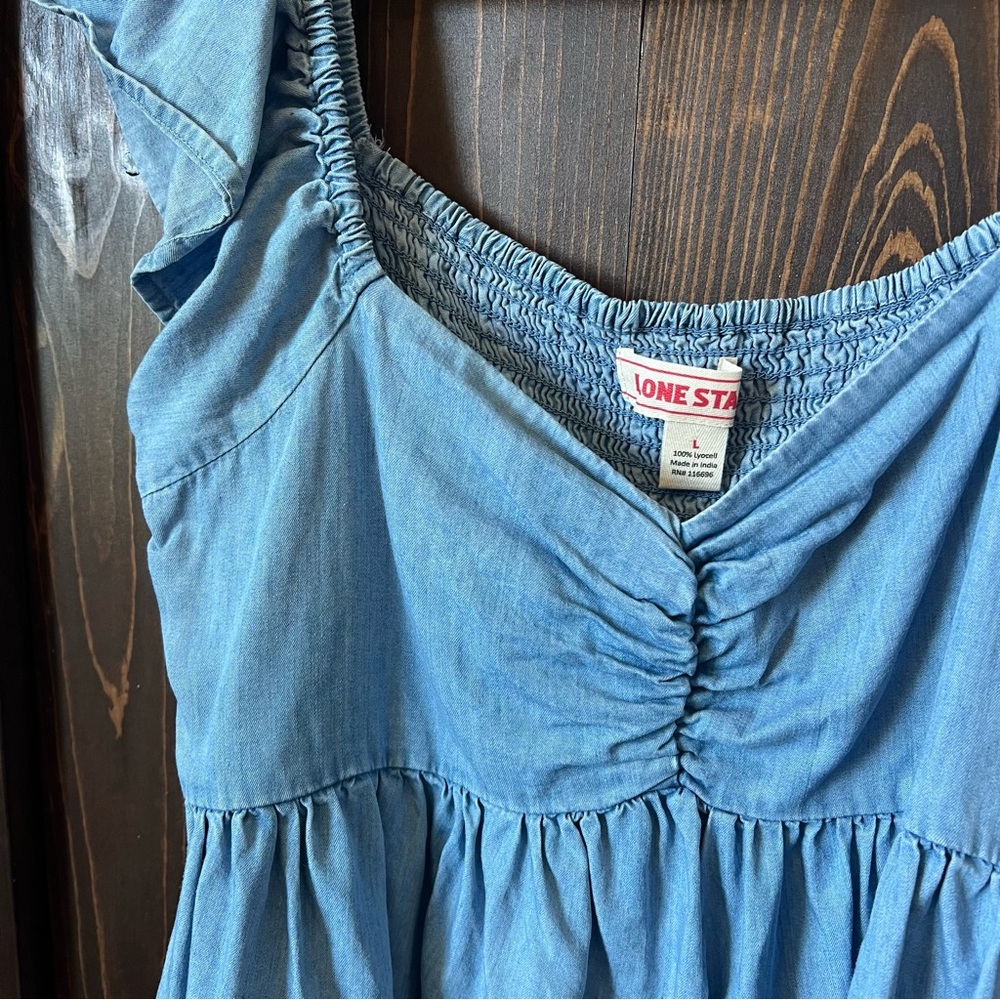 Denim festival top - Picture 2 of 7